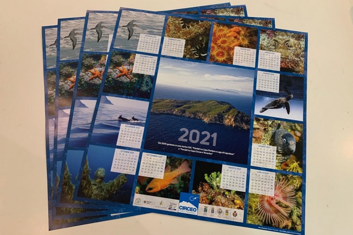 I calendari 2021 del Parco Nazionale del Circeo 
