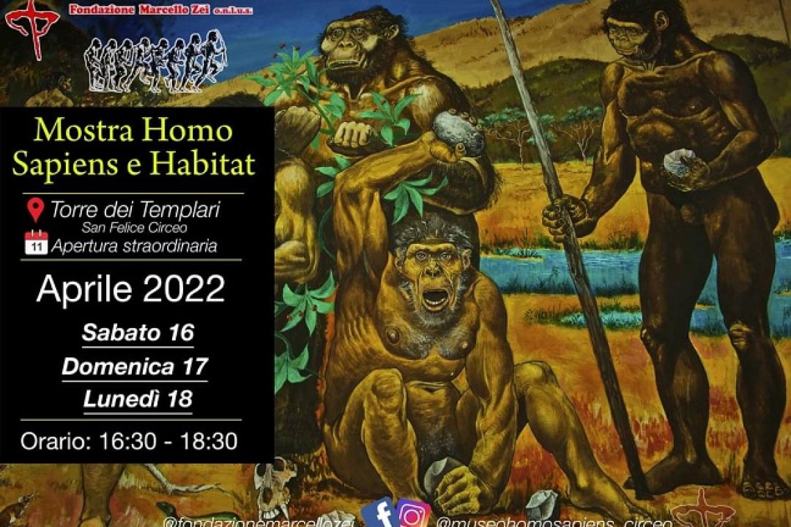Mostra Homo Sapiens aperta per Pasqua, seguendo le orme di Roberto Zei...